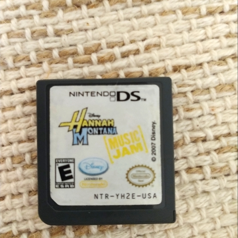 Hanna Montana Music Jam/ Nintendo DS Game Cartridge